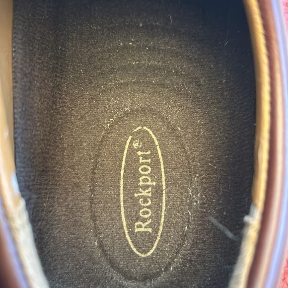 Rockport Mens Brown Plain Toe Oxford Size 10 - Picture 8 of 8